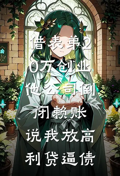 借表弟20万创业，他公司倒闭赖账，说我放高利贷逼债