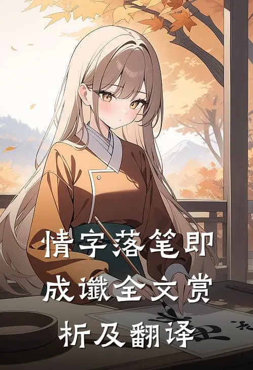 情字落笔即成谶全文赏析及翻译