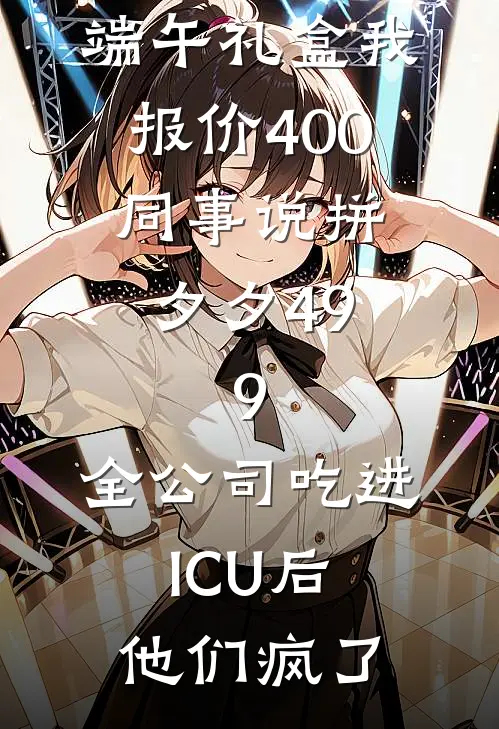 端午礼盒我报价400，同事说拼夕夕49.9，全公司吃进ICU后他们疯了