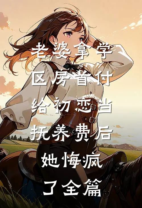 老婆拿学区房首付给初恋当抚养费后，她悔疯了全篇