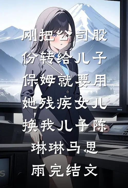 刚把公司股份转给儿子，保姆就要用她残疾女儿换我儿子陈琳琳马思雨完结文